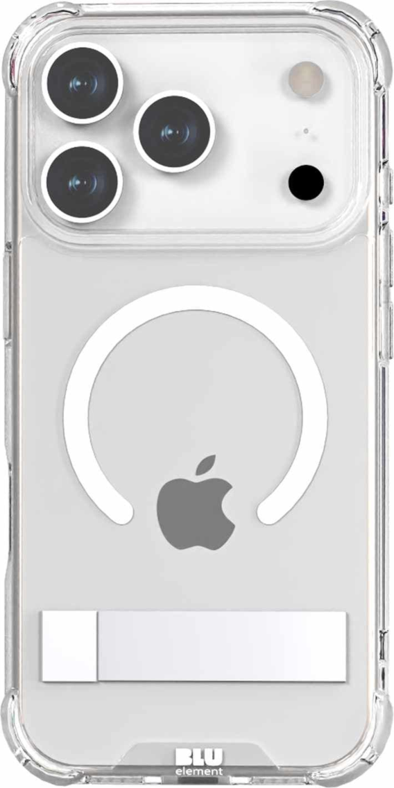 Blu Element BEDZMG17K3 Étui DropZone Rugged MagSafe avec Kickstand Clear pour iPhone 17 Pro