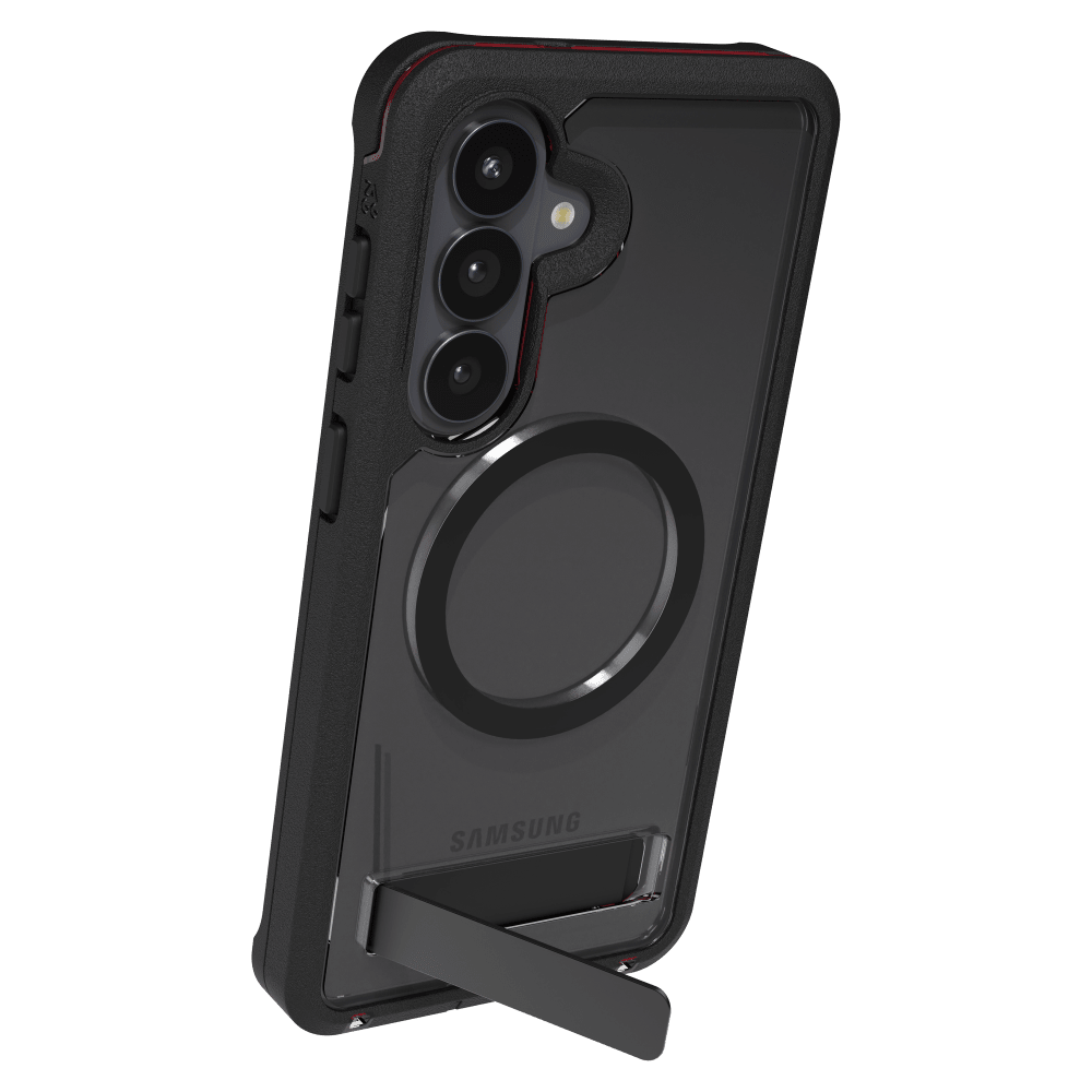 ZAGG - Étui Rainier Snap avec support pour Samsung Galaxy S26 Plus - Noir fumé