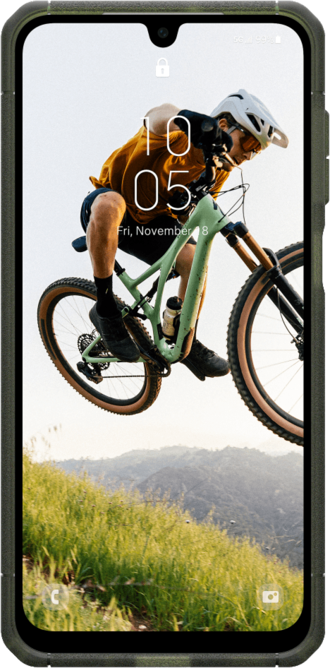 UAG 214512114T72 Étui Robuste Scout Translucent Olive pour Samsung Galaxy A17 5G
