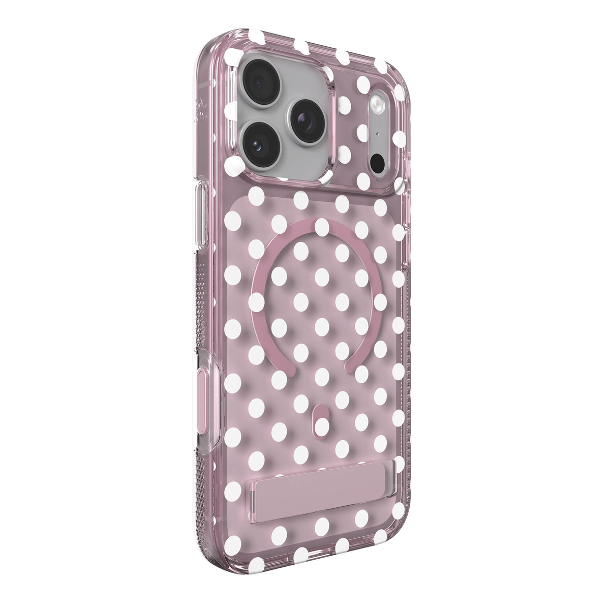 iPhone 18 Pro Max/17 Pro Max ZAGG Graphene Milan Snap Kickstand Case - Classic Polka