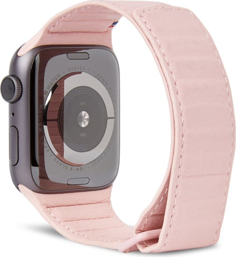 Decoded - Apple Watch 38/40/41mm Leather Traction Strap - Pink