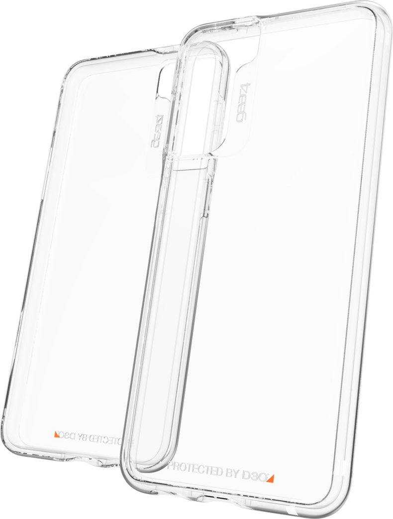 The Gear4 Crystal Palace case features a sleek transparent construction with crystal clear D3O® inside the case.