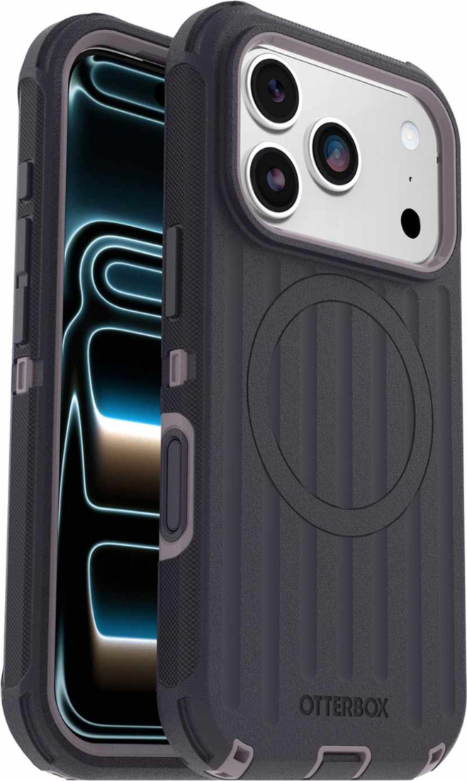 OtterBox - Defender Pro MagSafe Case Adomania Purple for iPhone 18 Pro/17 Pro