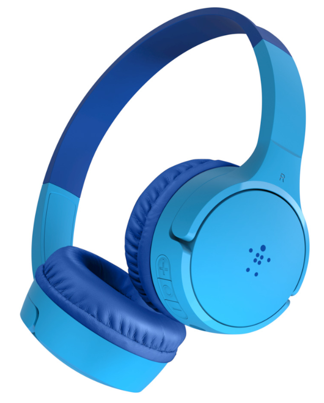 Belkin - SOUNDFORM Mini On-Ear Wireless Headphones w/Micro-USB Cable