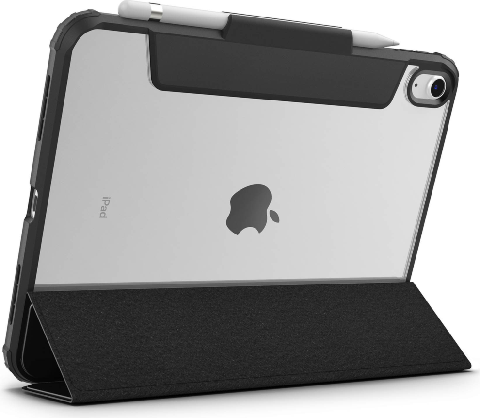 Spigen Crystal Hybrid Pro pour iPad 10.9 po 10ème gén (2022) - Noir