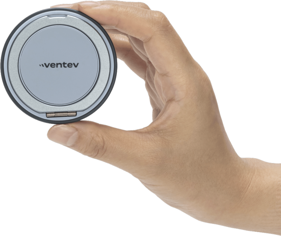 Ventev - Qi2 15W Wireless Magnetic Charger with Stand - Silver