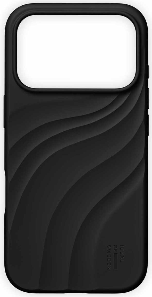 Ideal of Sweden - Coque Soft Swirl MagSafe, noir velours, pour iPhone 18 Pro/17 Pro