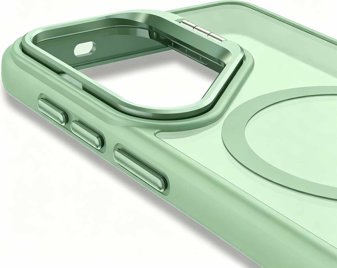 Blu Element - Coque Chromatic Kick avec aimants vert pâle pour Samsung Galaxy S26 FE/Galaxy S25 FE