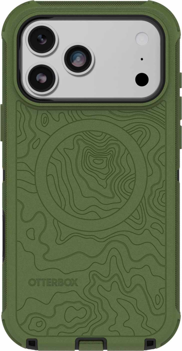 OtterBox - Coque Defender Pro MagSafe avec housse de protection supplémentaire, noir/Ponderosa Peak, pour iPhone 18 Pro Max/17 Pro Max
