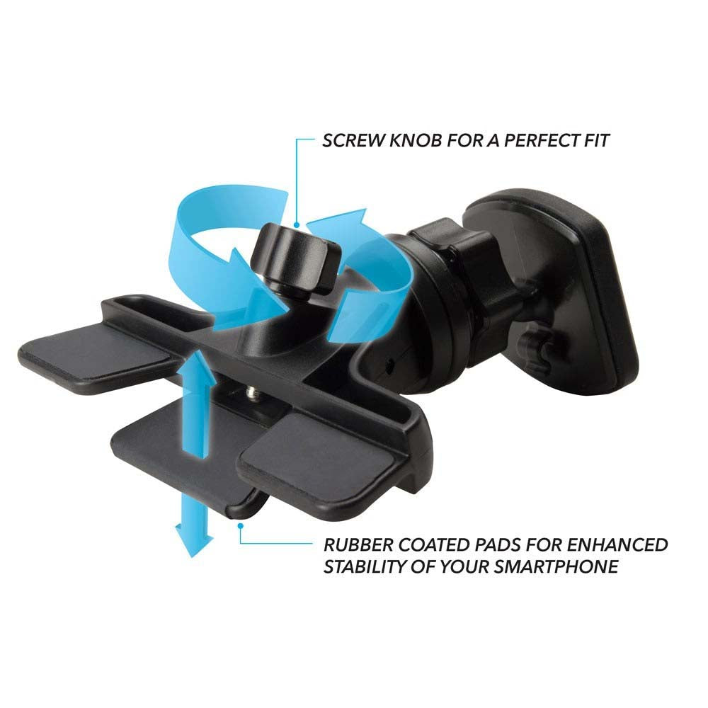 Scosche - MagicMOUNT CD Mount for Mobile Device - Black