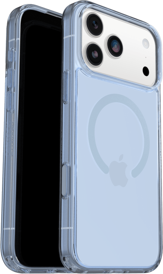 iPhone 17 Pro Max Otterbox Symmetry Clear w/MagSafe + Camera Control Case - Blue Bliss