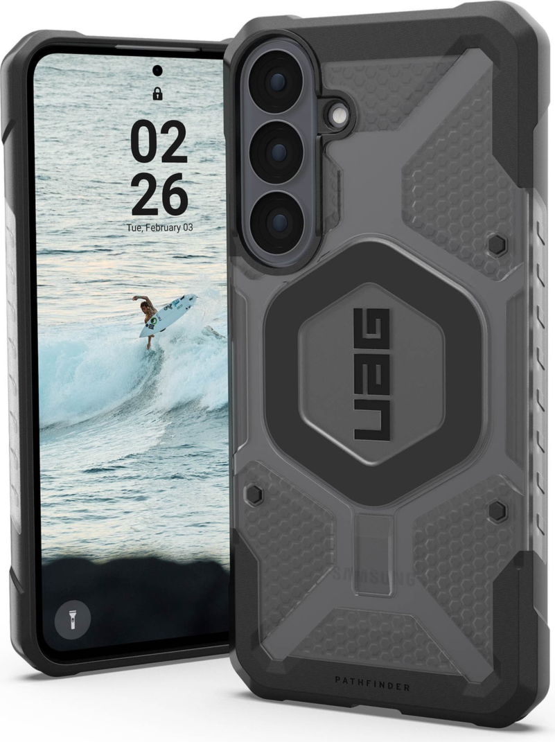 Samsung Galaxy S26 FE UAG Pathfinder Clear w/Magnet Case - Ash/Black