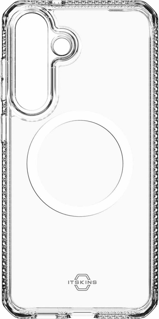 ITSKINS - Hybrid_R Clear MagSafe Case for Samsung Galaxy S26 FE - Transparent