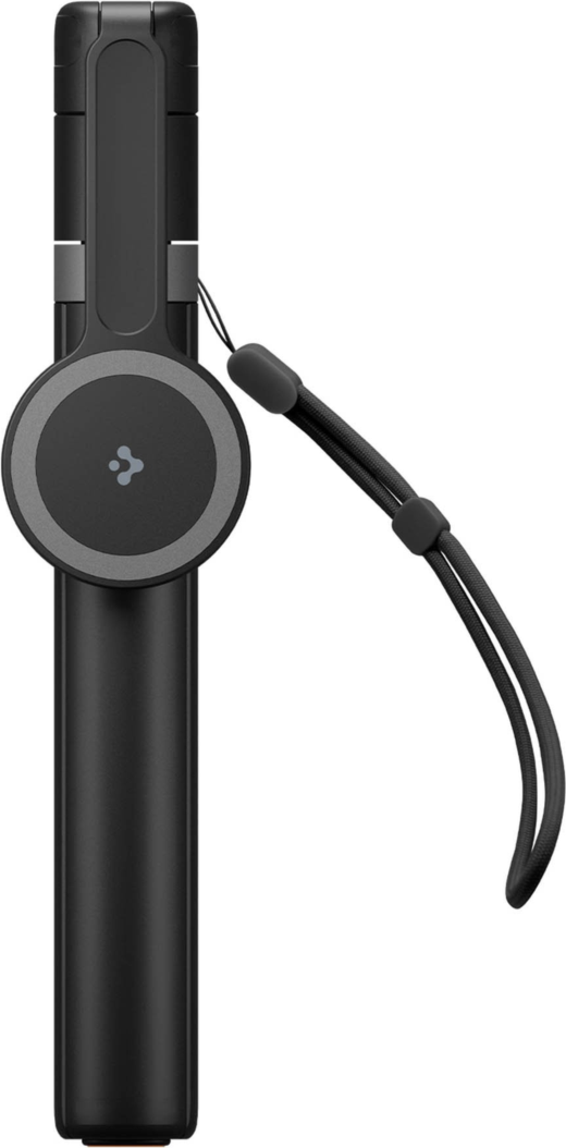 The Spigen Tripod MagFit Selfie Stick combines magnetic mounting, auto-opening tripod, and Bluetooth control for stable, extended, hands-free shooting.