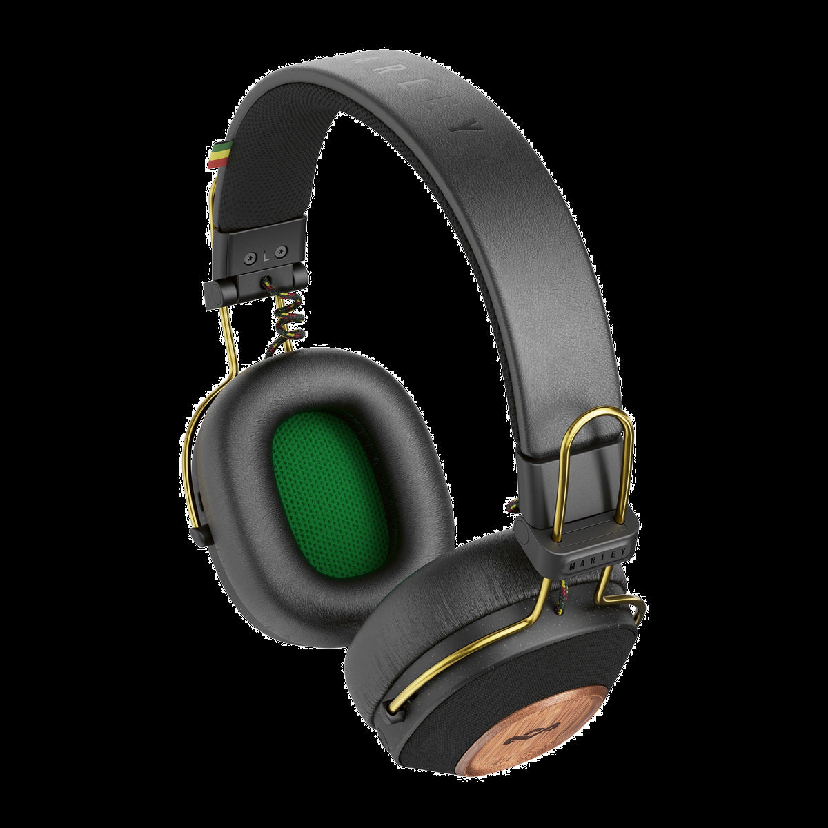 <p>The House of Marley Positive Vibration Riddim Headphones are designed to deliver Marley’s signature sound without compromising on call clarity or music quality.</p>