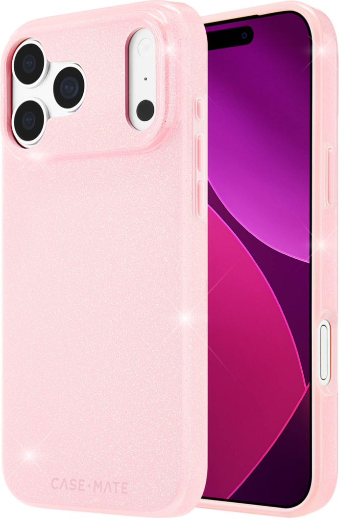 Case-Mate - Étui MagSafe opaque Twinkle pour Apple iPhone 18 Pro Max/17 Pro Max - Rose ballerine