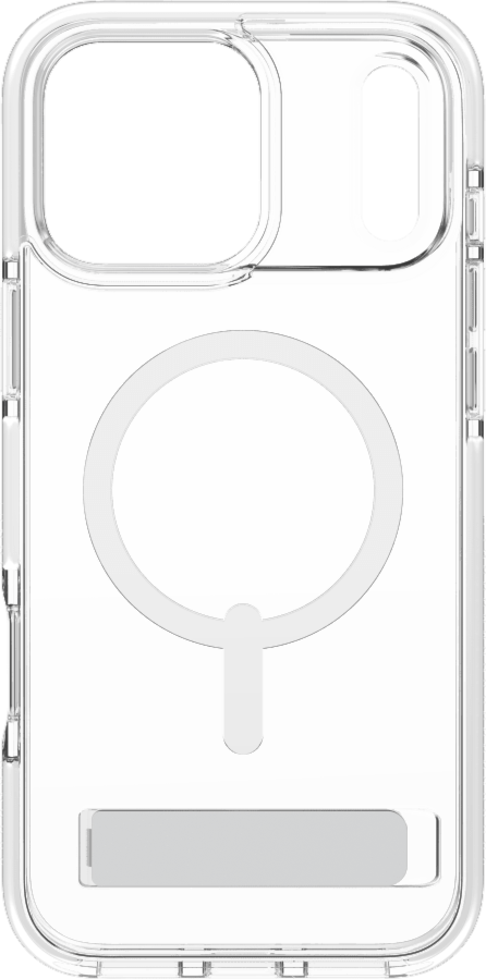 ZAGG - Santa Cruz Snap MagSafe Case with Kickstand for Apple iPhone 17 Pro Max - White