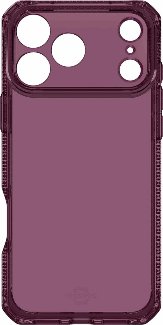 ITSKINS - Coque transparente Spectrum_R couleur prune pour iPhone 18 Pro/17 Pro