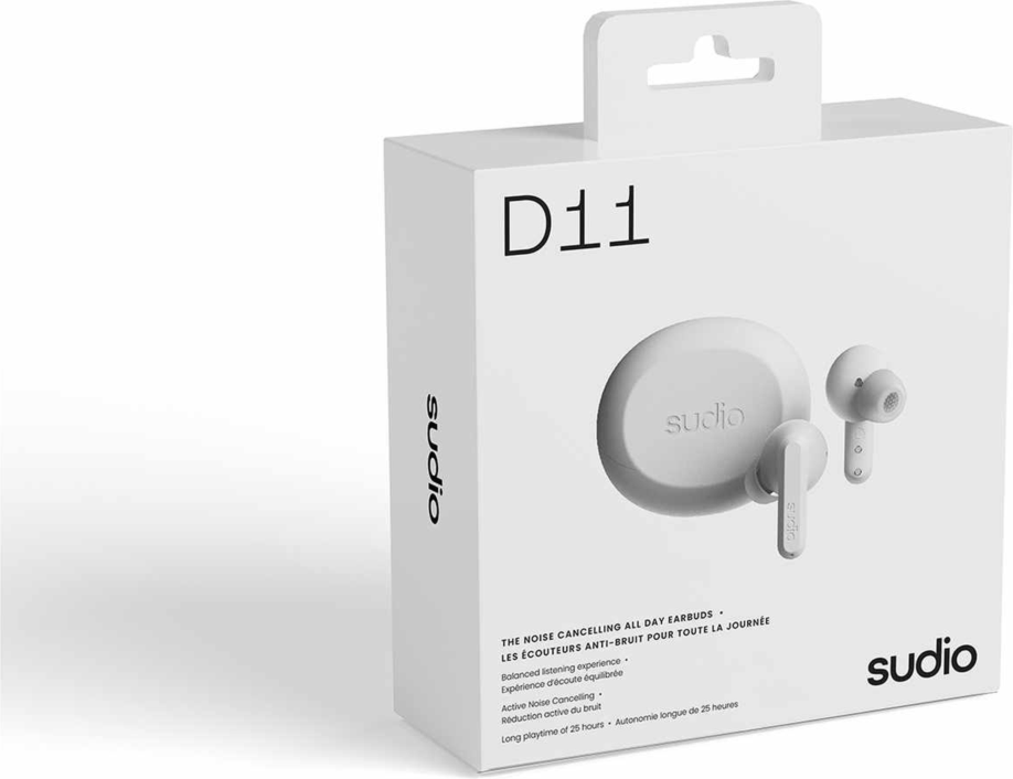 Sudio D11WHT Écouteurs Intra-Auriculaires D11 Blanc