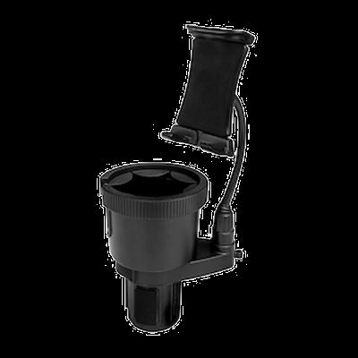 Universal Phone and Tablet Mount, Expandable Cupholder Design Fits Cups/Bottles Up To 64oz