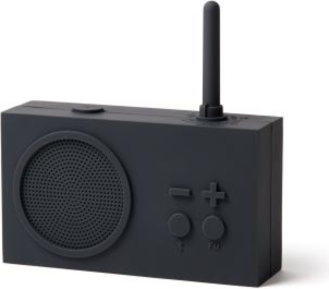 Lexon TYKHO 3 FM radio & BT speaker - Dark Grey