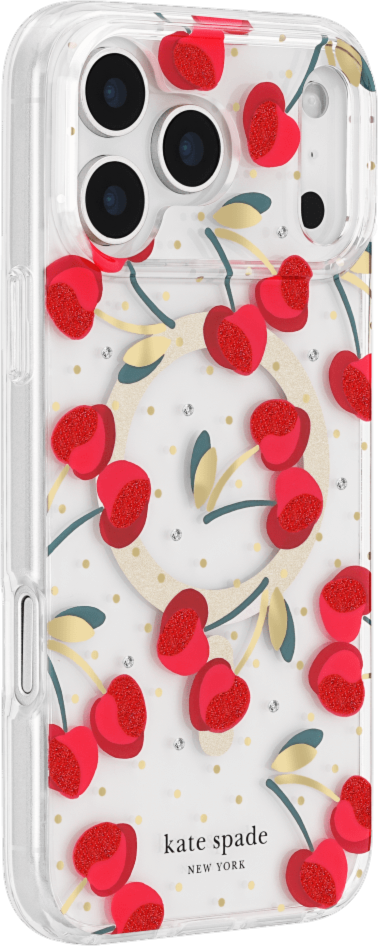 Kate Spade - Protective MagSafe Case for Apple iPhone 17 Pro Max - Cherry Dot