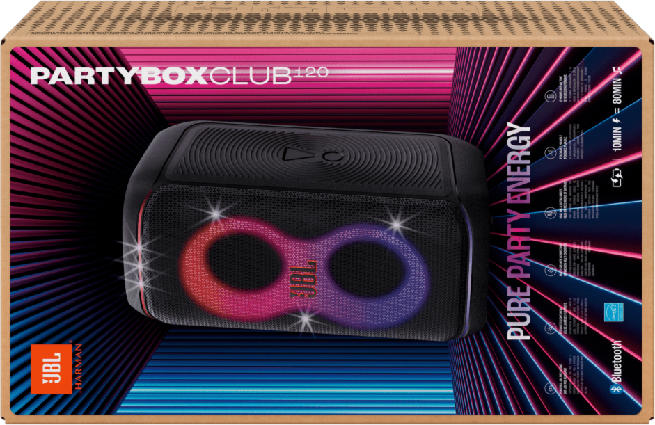Jbl - Party Box 120 Bluetooth Speaker - Black