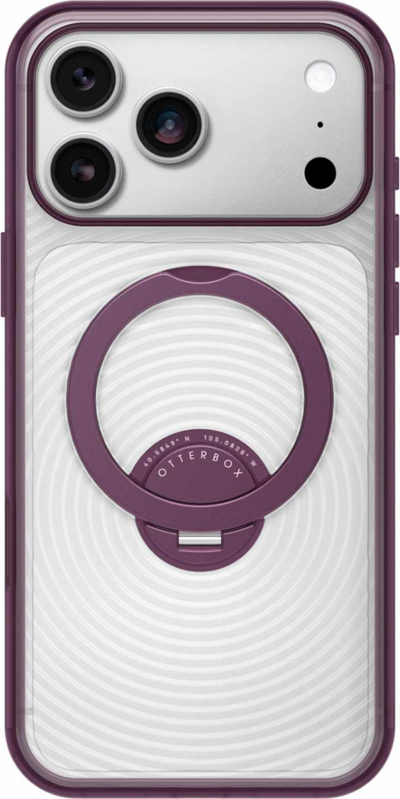OtterBox - Symmetry Stand MagSafe Case Vinum Purple for iPhone 18 Pro Max/17 Pro Max