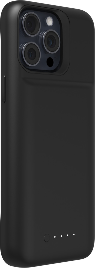 mophie - Juice Pack Battery Case for Apple iPhone 15 Pro Max - Black