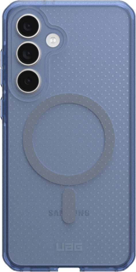 Keep your device protected without sacrificing style with the UAG Dot case featuring soft-touch silicone, a micro perforated textured design and a built-in magnet for using with magnetic accessories.