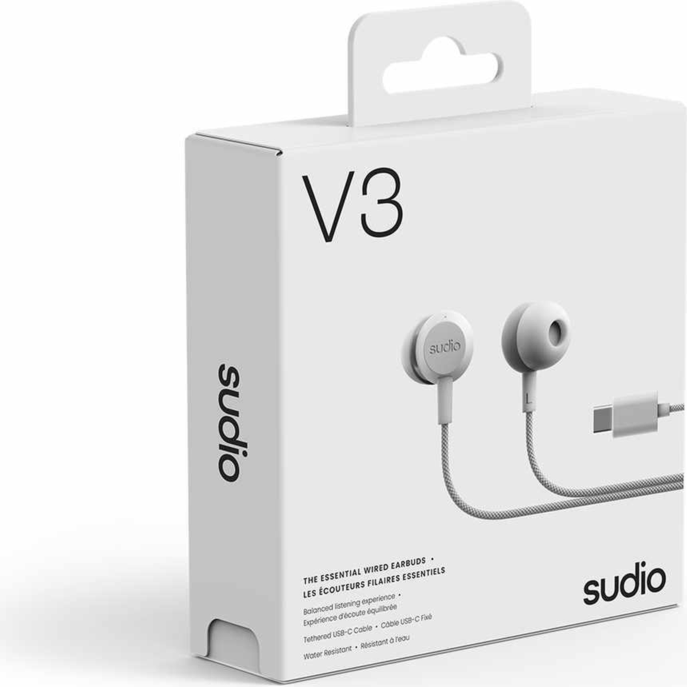 Sudio - V3 Wired Earbuds White