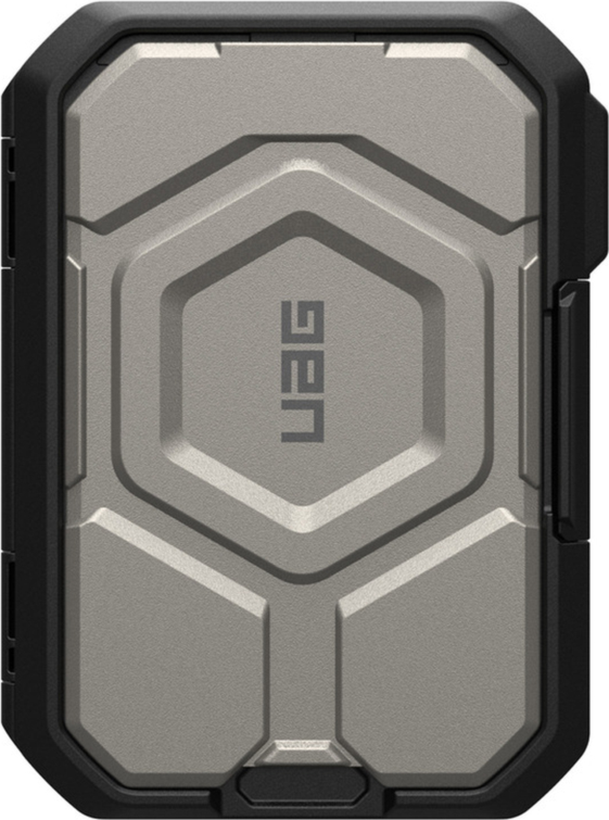 Urban Armor Gear (UAG) - Magnetic Wallet With Stand - Black and Titanium