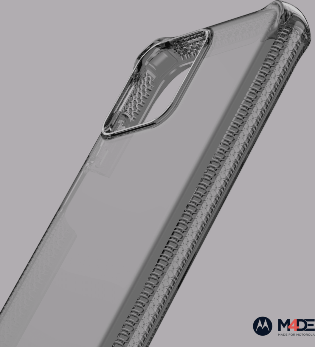 ITSKINS - Spectrum_R  Clear Case for Motorola Moto G Stylus 5G (2023) - Smoke