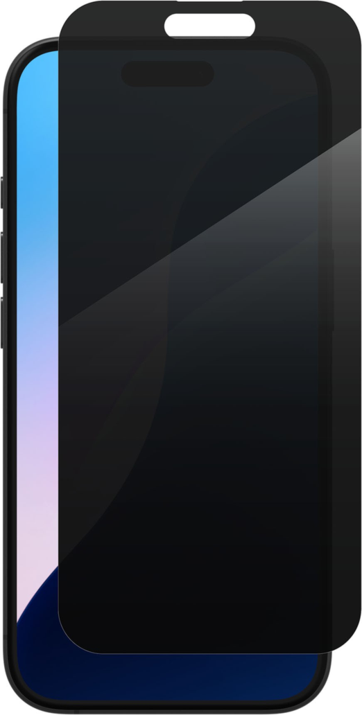 ZAGG InvisibleShield Glass Elite Privacy for iPhone 16/15 - Black
