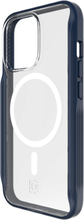 Incipio - AeroGrip MagSafe Case for iPhone 14 Plus - Midnight Navy/Clear