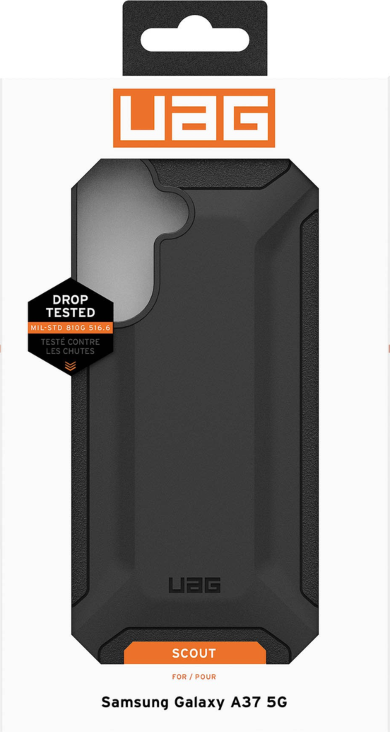 UAG - Scout Rugged Case Black for Samsung Galaxy A37 5G