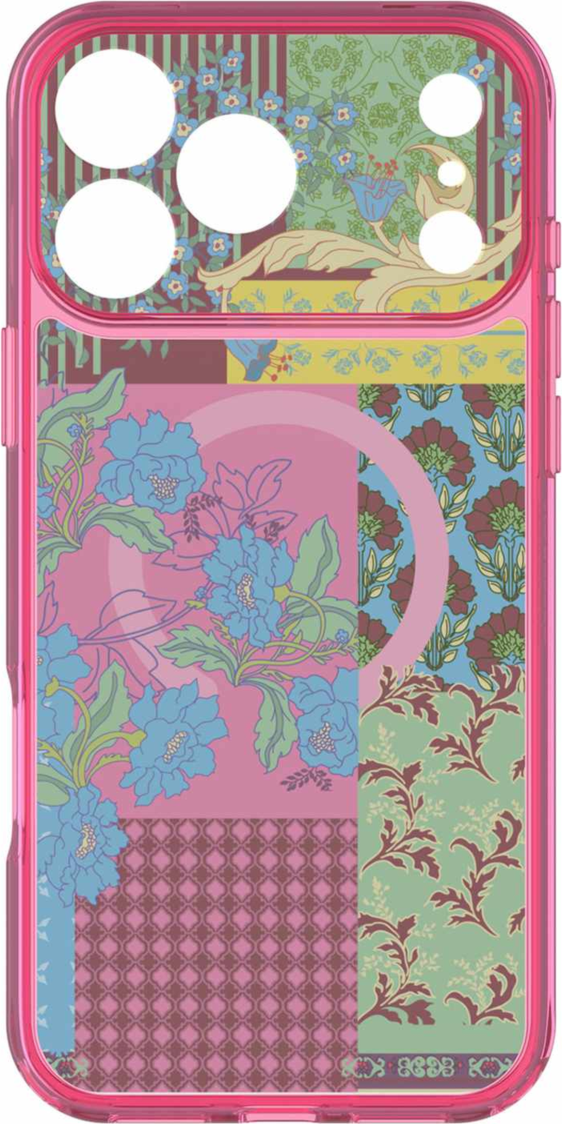 OtterBox - Lumen Clear MagSafe Case Patchwork Petals for iPhone 18 Pro Max/17 Pro Max
