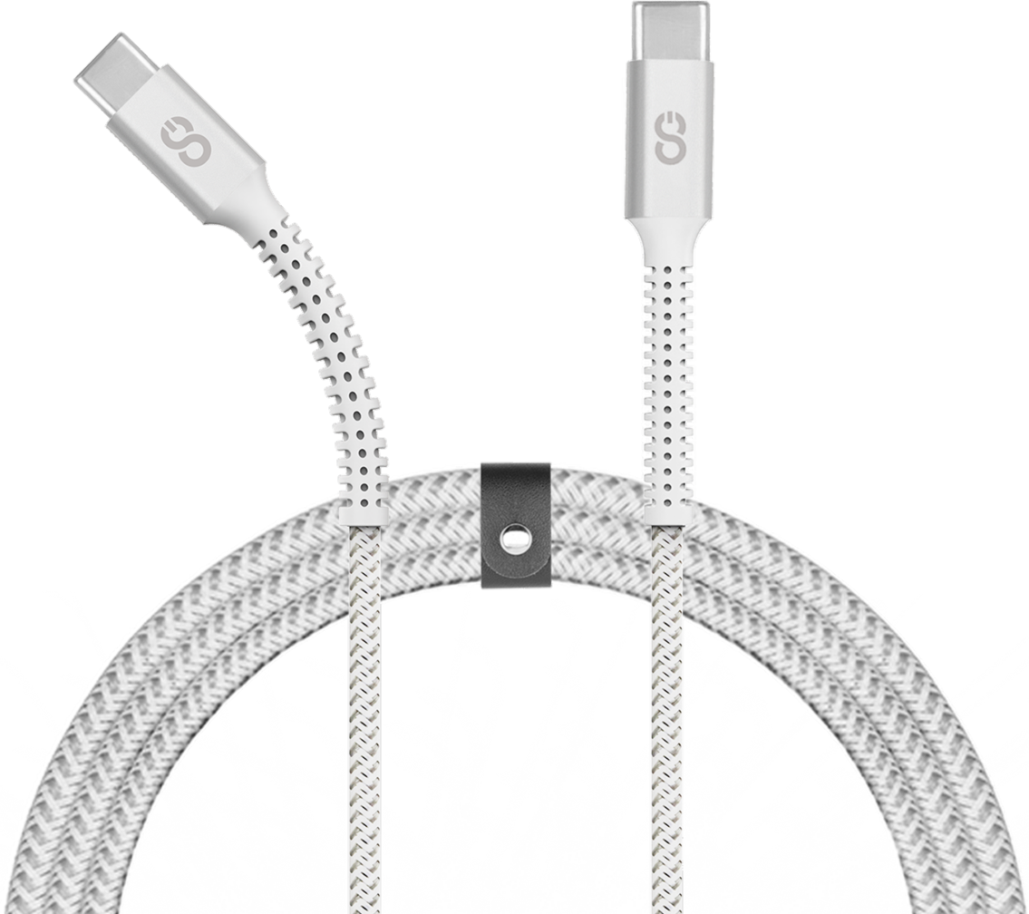 LOGiiX Armour+ 100W 2M USB-C to USB-C - White