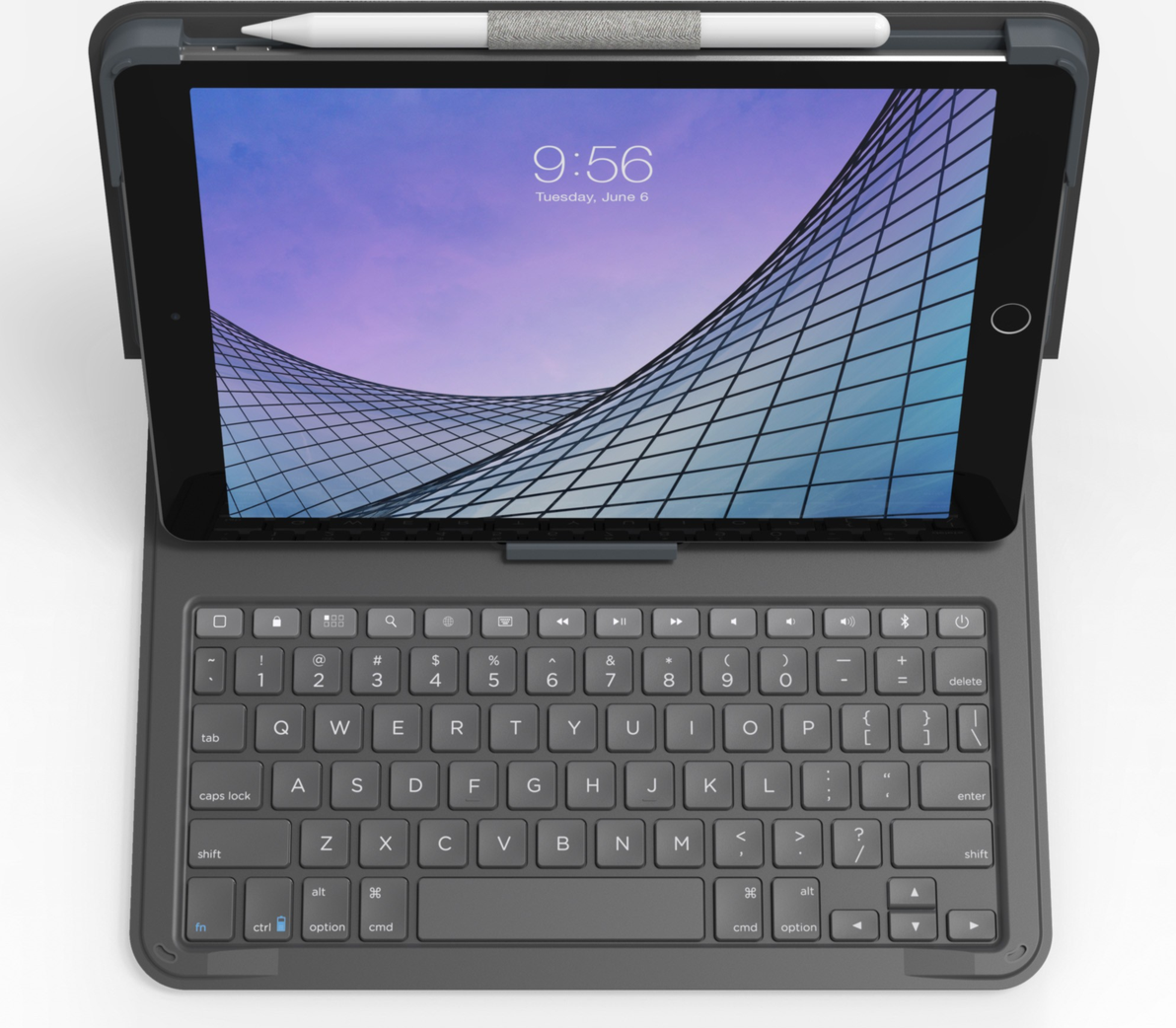 <p>The ZAGG Messenger Folio 2 packs a punch with premium features like the space-efficient standing design and highlighted function keys.</p>