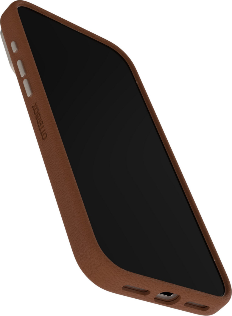 OtterBox - Coque Symmetry en cuir de cactus avec MagSafe et contrôle de l’appareil photo pour Apple iPhone 17 Pro Max - Desert Saddle