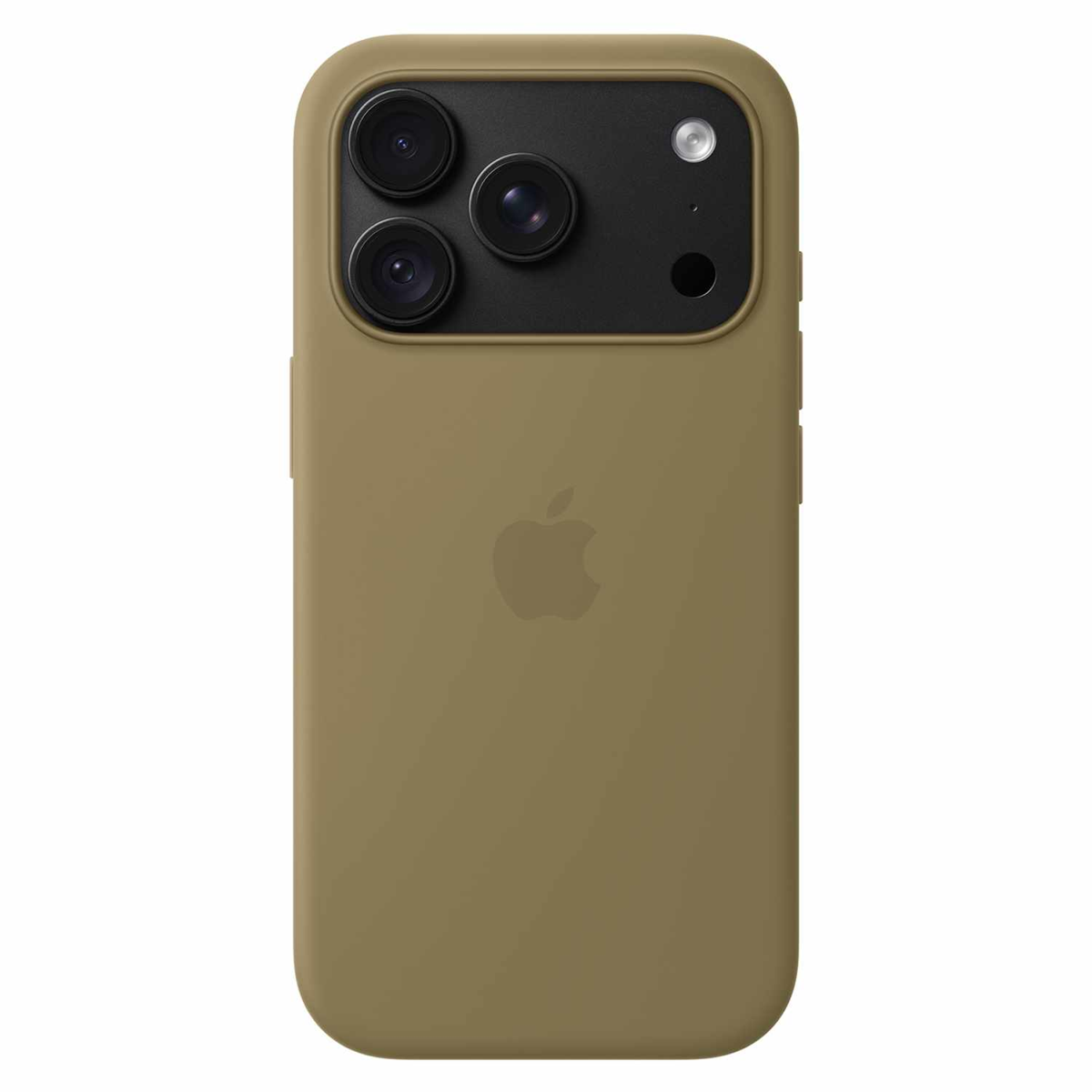 Apple - Coque en silicone avec MagSafe Olive pour iPhone 18 Pro