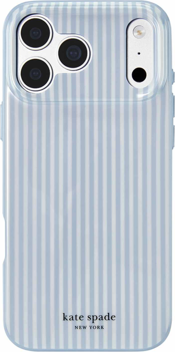 Kate Spade - Protective MagSafe Case Stripe Diamond Blue for iPhone 18 Pro Max/17 Pro Max