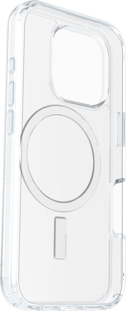 OtterBox’s Protection + Power Kit offers 360° protection and power in one bundle. It includes a Symmetry Series Clear case with MagSafe, a Glass Screen Protector, and a high-performance 30W Wall Charger.