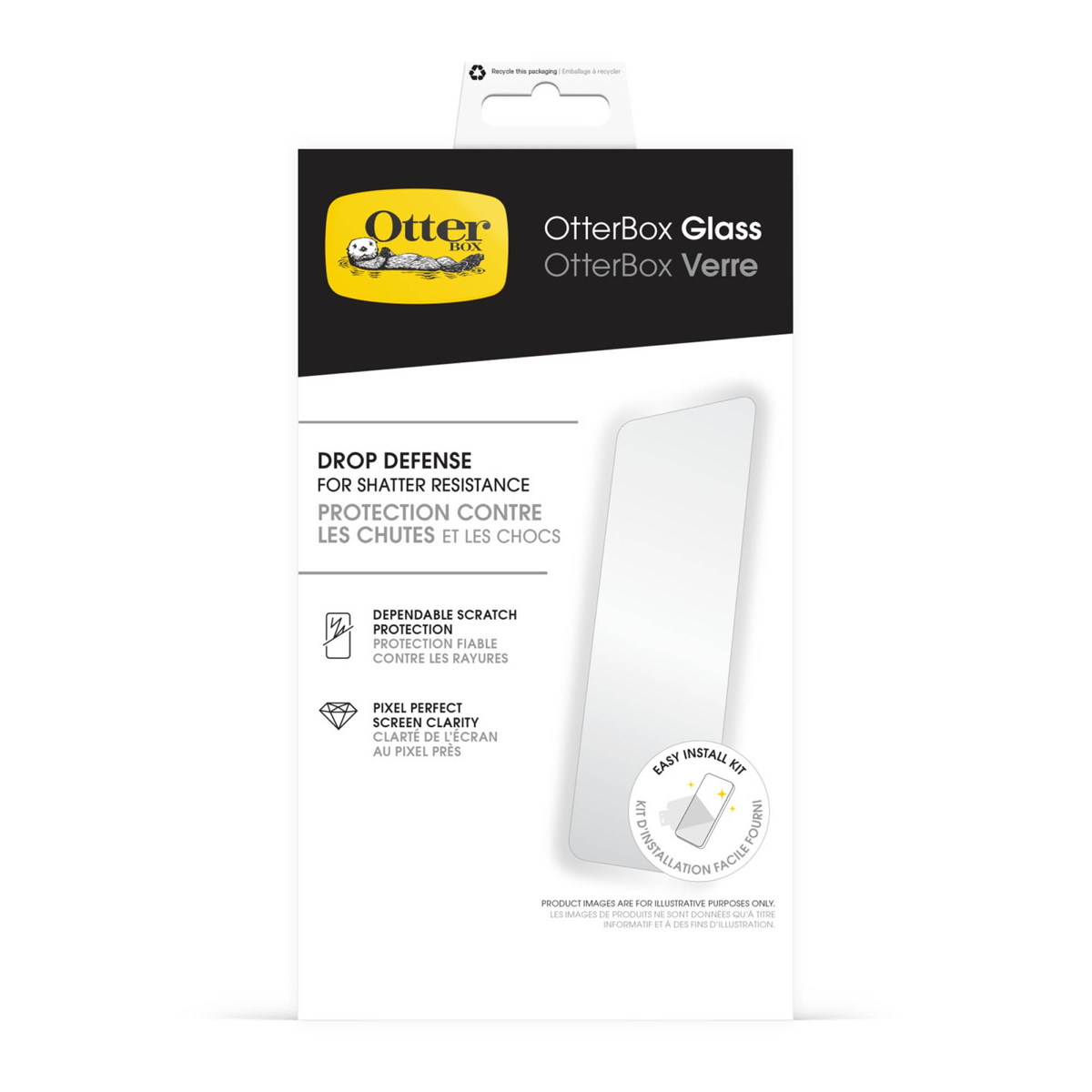 The OtterBox Glass Screen Protector delivers reliable protection against drops, breaks and scratches while also resisting smudges and fingerprints.