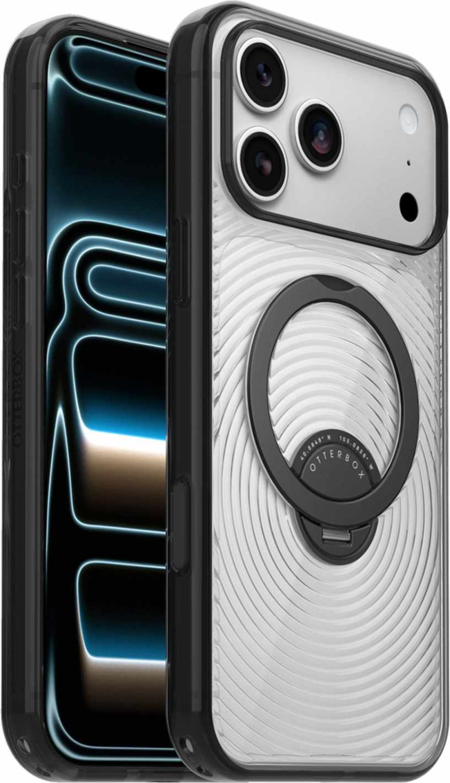 OtterBox - Coque Symmetry Stand MagSafe, couleur Umbra Black, pour iPhone 18 Pro Max/17 Pro Max