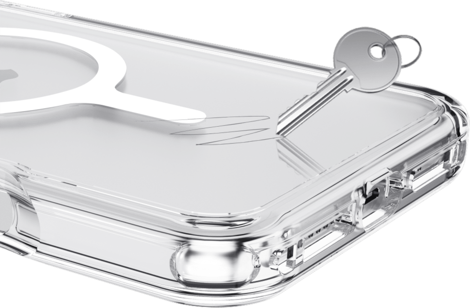 Avana - Étui MagSafe Ice transparent pour iPhone 17