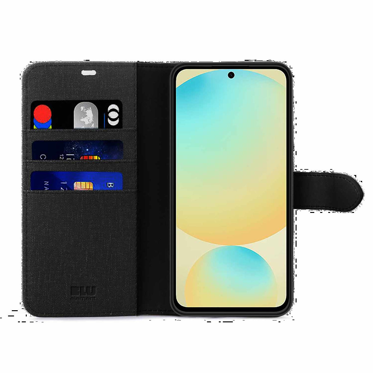 Blu Element BEF2N25SFEB1 Étui Folio 2-in-1 Noir pour Samsung Galaxy S25 FE