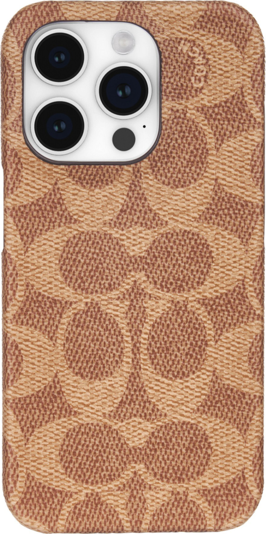 The Coach Slim Wrap Case is durably designed with an impressive 10 ft drop protection and thin profile for wireless charging.