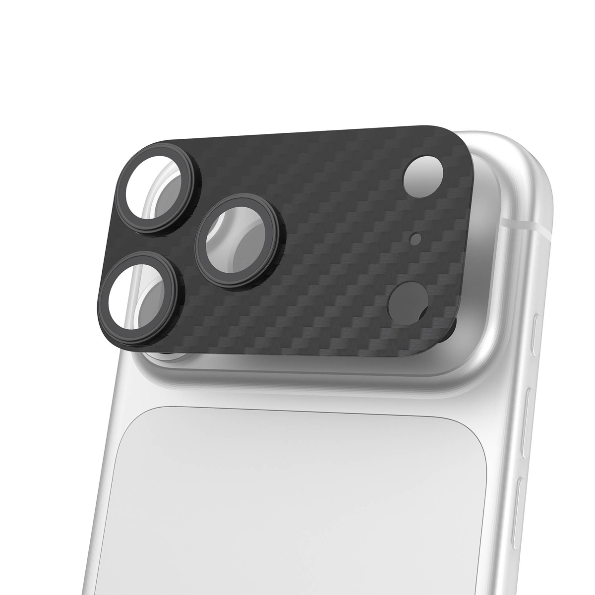 UAG Carbon Fiber Camera Shield combines lightweight carbon fiber and aluminosilicate glass to provide premium camera lens protection without compromising image quality.