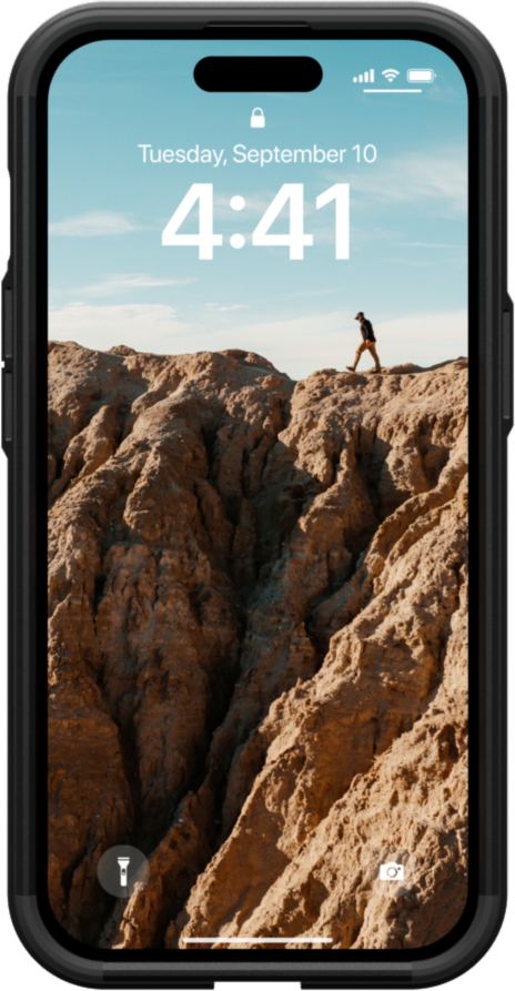 Étui Civilian compatible avec MagSafe de UAG – iPhone 15/14/13, vert (Olive Drab)